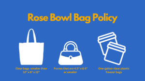 Rose Bowl Bag Policy