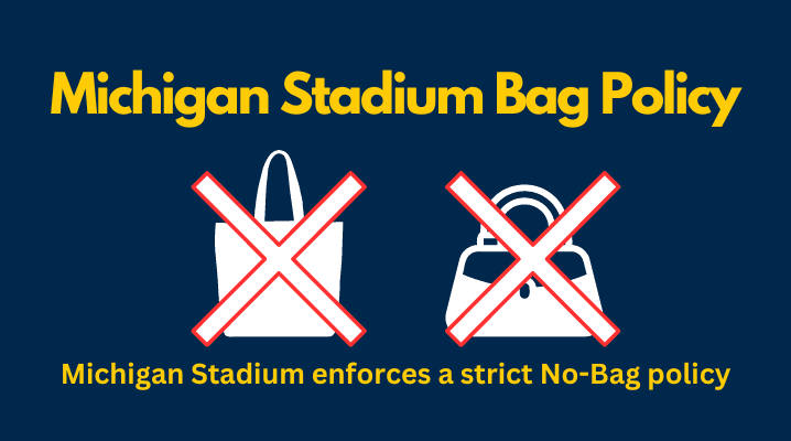 Michigan stadium bag policy