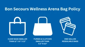Bon Secours Wellness Arena Bag Policy