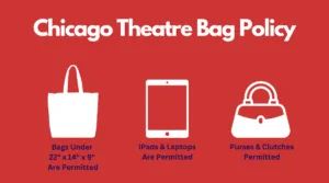 chicago theatre bag policy