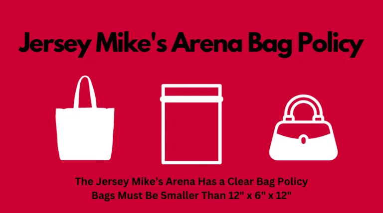 Jersey Mike's Arena Bag Policy