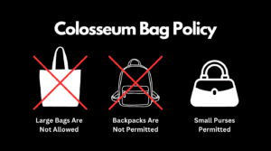 colosseum bag policy