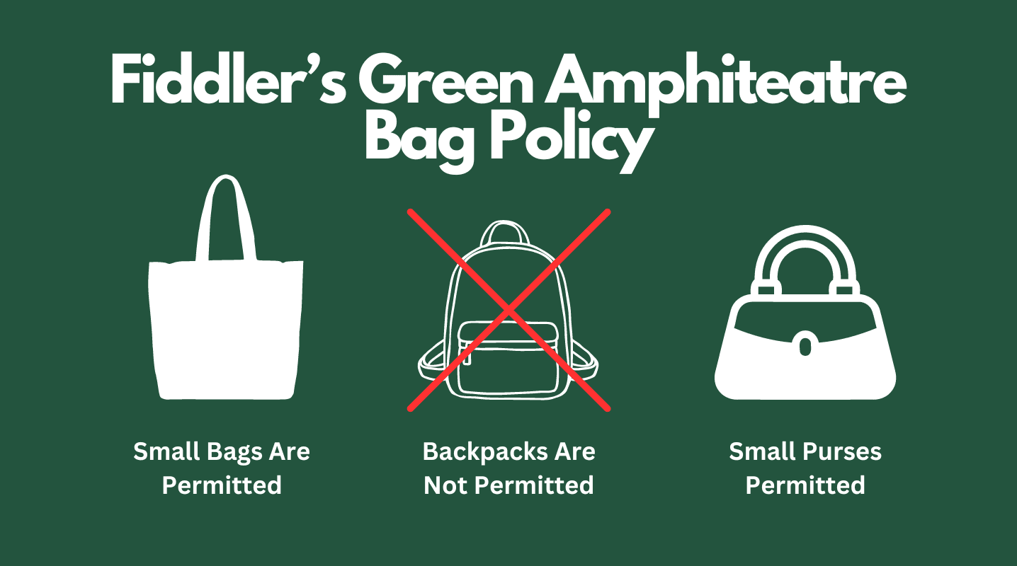 Fiddler's Green Amphitheatre Bag Policy