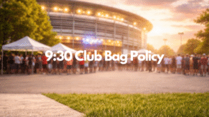 9:30 Club Bag Policy