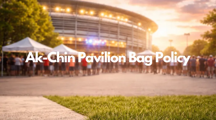 Ak Chin Pacilion Bag Policy