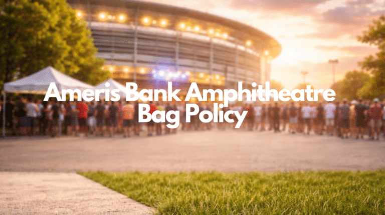 mastering the ameris bank amphitheatre bag policy a concert-goer's guide