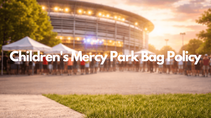 Children's Mercy Park bag policy