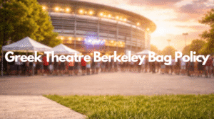 Greek Theatre Berkeley Bag Policy
