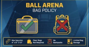 ball arena bag policy