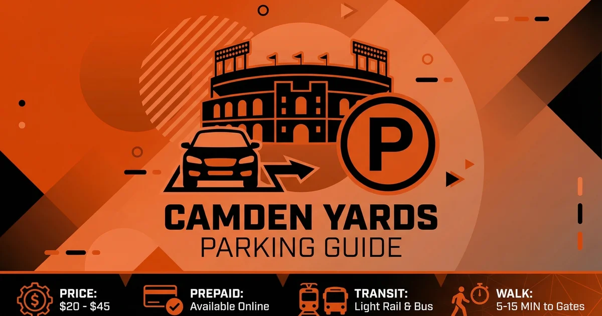 camden yards parking guide