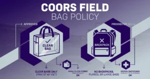 coors field bag policy