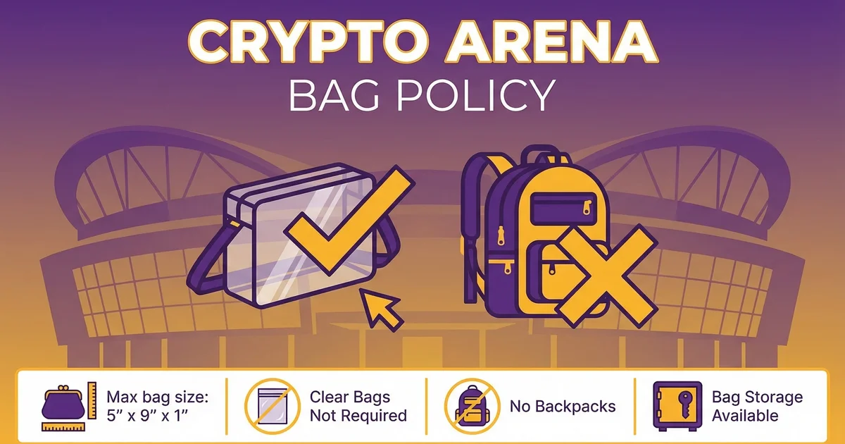 crypto arena bag policy