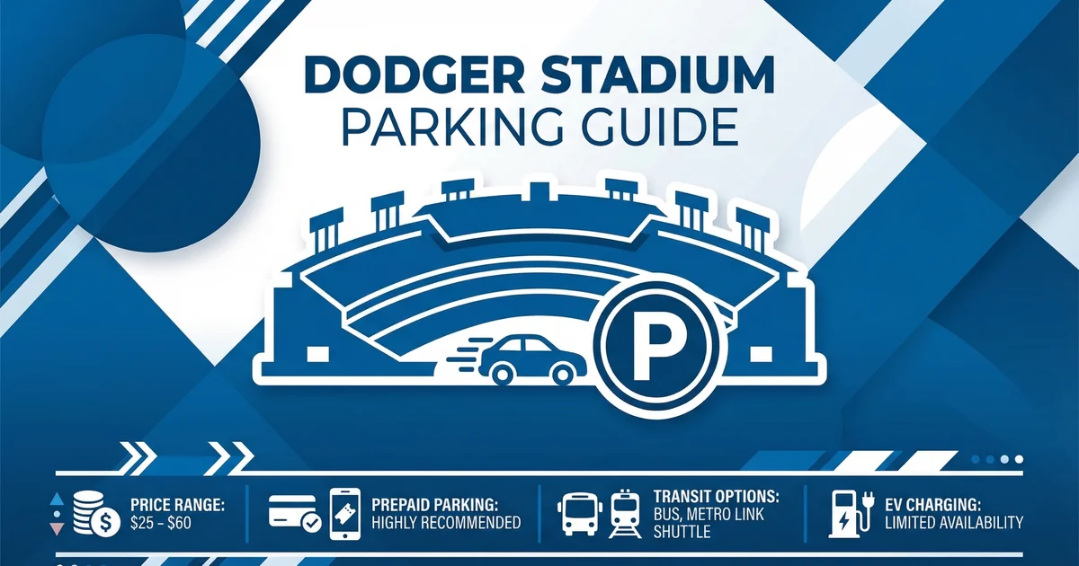 dodger stadium parking guide