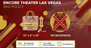encore theater las vegas bag policy