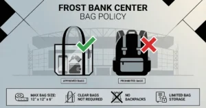frost bank center bag policy