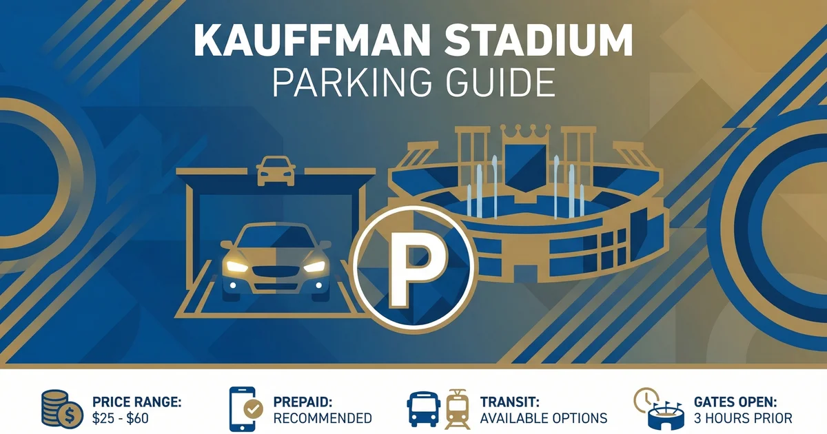 kauffman stadium parking guide