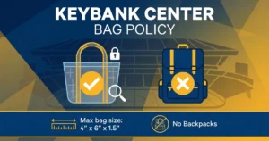 keybank center bag policy