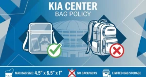 kia center bag policy