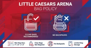 little caesars arena bag policy