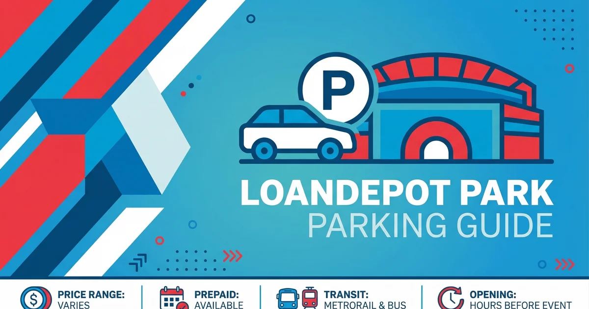 loandepot park parking guide