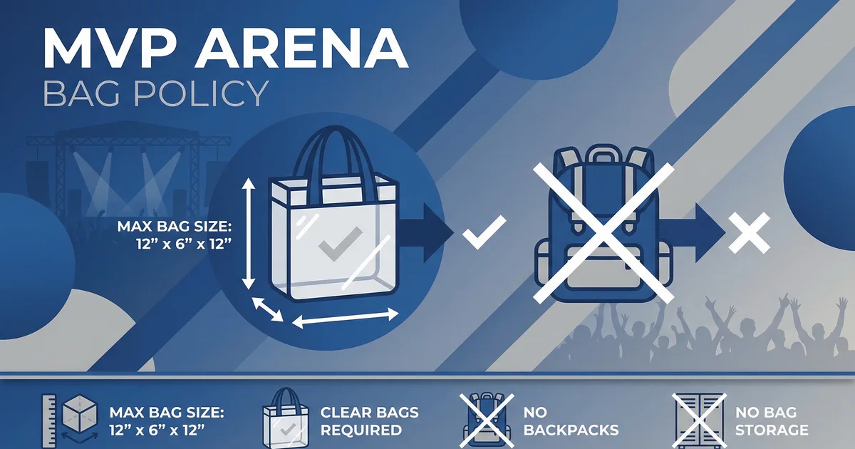 mvp arena bag policy