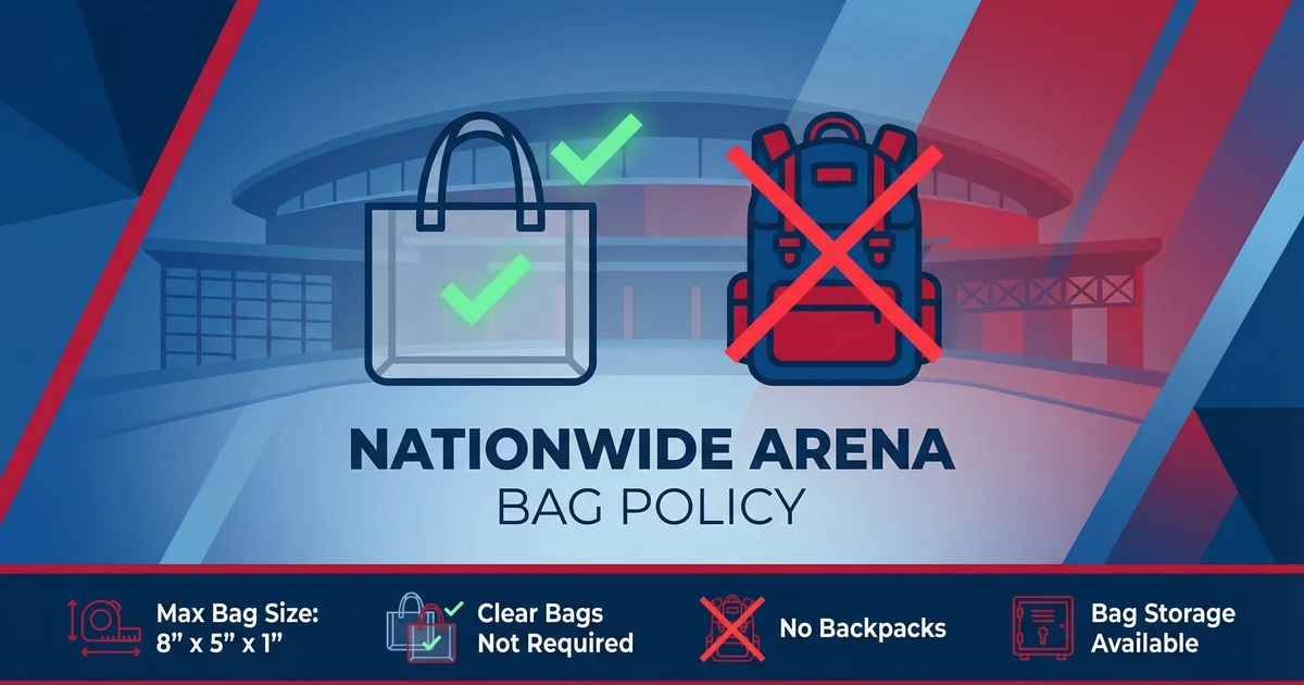 nationwide arena bag policy