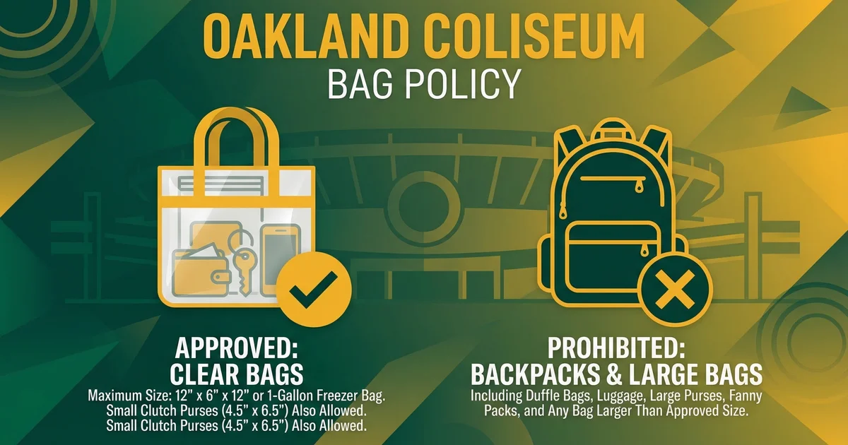 oakland coliseum bag policy