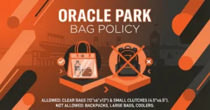 oracle park bag policy