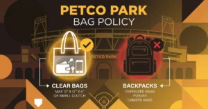 petco park bag policy