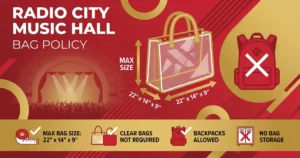 radio city music hall bag policy