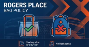 rogers place bag policy