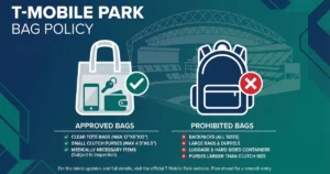 t-mobile park bag policy
