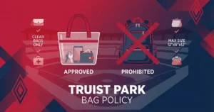 truist park bag policy