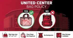 united center bag policy