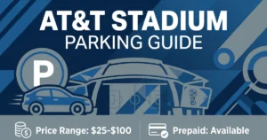 at&t stadium parking guide