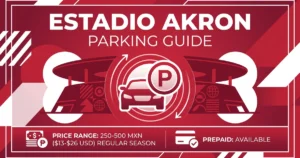 estadio akron parking guide
