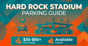 hard rock stadium parking guide