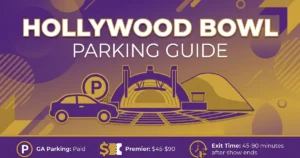hollywood bowl parking guide