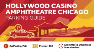 hollywood casino amphitheatre chicago (credit union 1 amphitheatre) parking guide