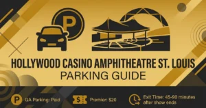 hollywood casino amphitheatre st. louis parking guide