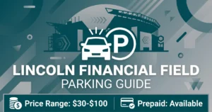 lincoln financial field parking guide