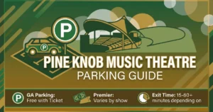 pine knob music theatre parking guide