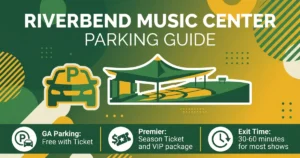 riverbend music center parking guide