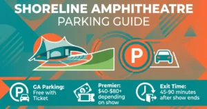 shoreline amphitheatre parking guide