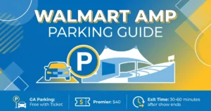 walmart amp (walmart arkansas music pavilion) parking guide