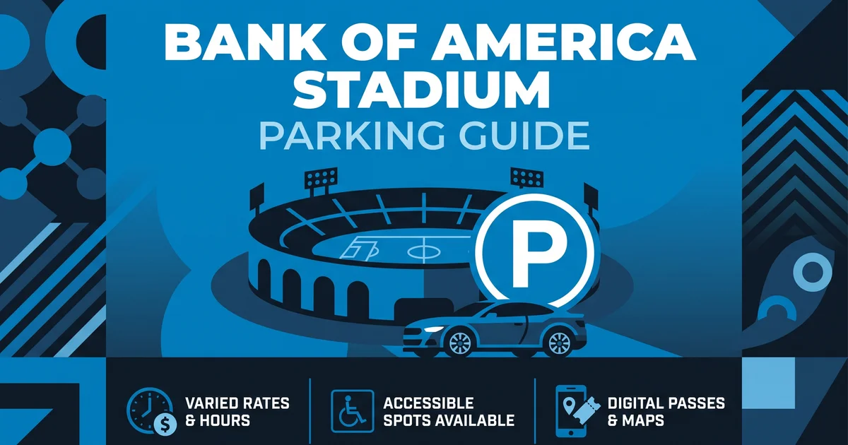 bank of america stadium parking guide