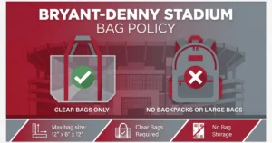 bryant-denny stadium bag policy