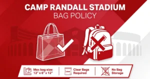camp randall stadium bag policy