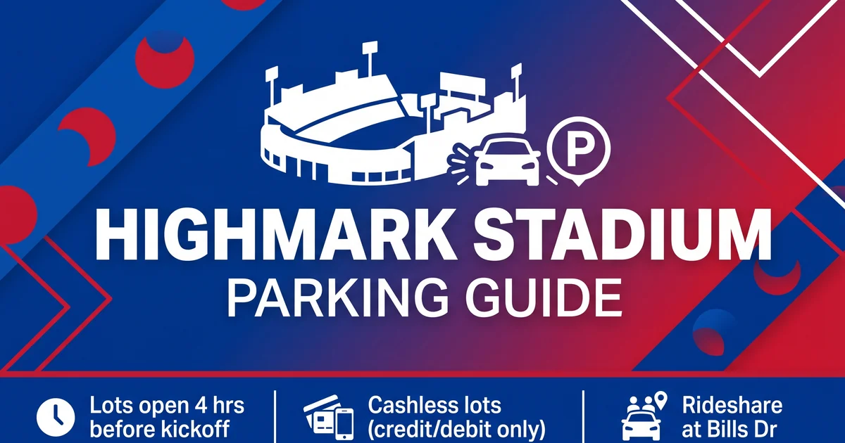highmark stadium parking guide