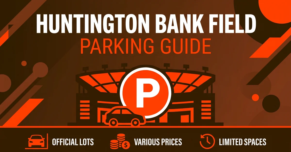 huntington bank field parking guide